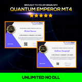 Quantum Emperor MT4 V4.0 EA Unlimited NoDLL - Verified Live Results