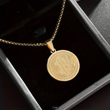 Coin Pendant Necklace Unisex