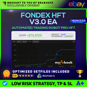 Fondex HFT V3.0 MT4 Profitable Forex Auto Trading Bot + Optimized Setfile